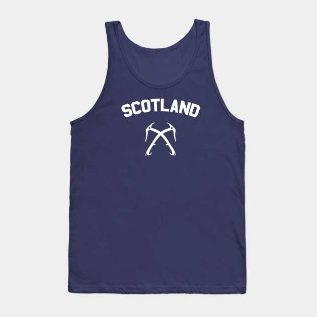 Scotland Ice Climbing Tank Top by esskay1000